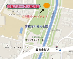 花見会場　地図　2016